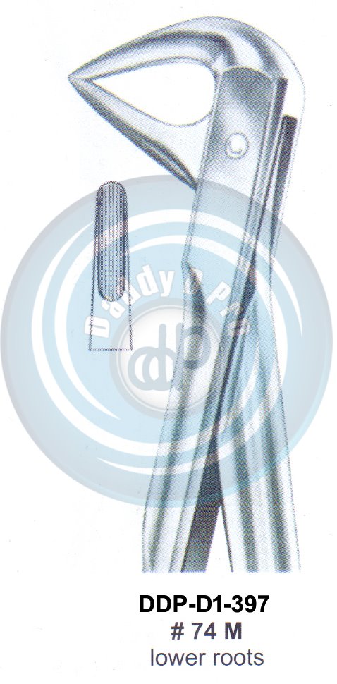 Tooth Extracting Forceps FIG#74 M (english pattern)