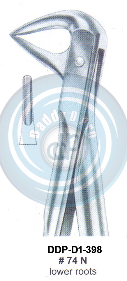 Tooth Extracting Forceps FIG#74 N (english pattern)