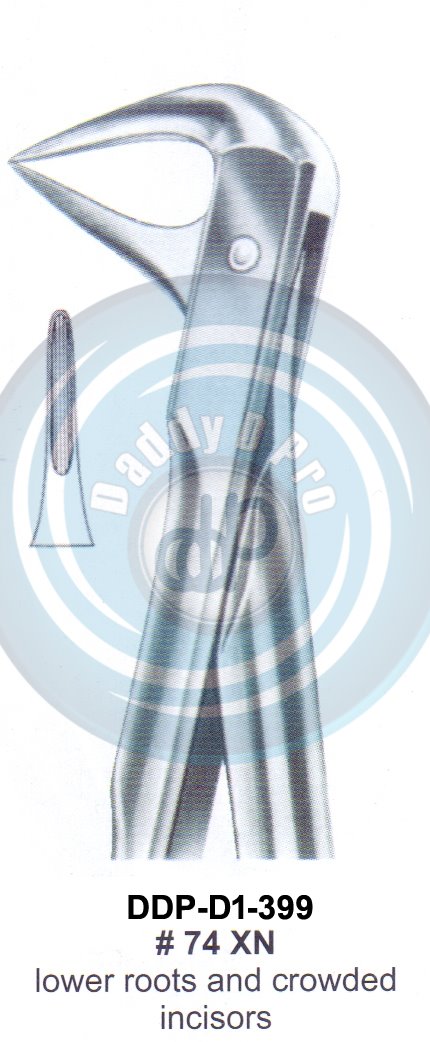 Tooth Extracting Forceps FIG#74 XN (english pattern)