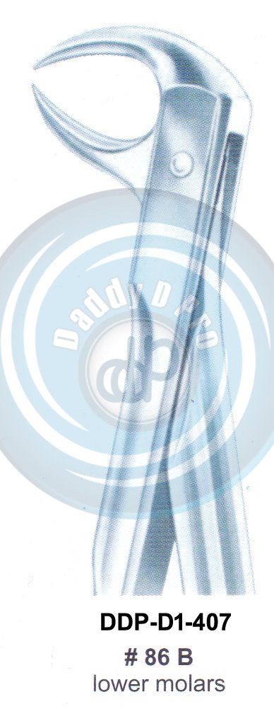 Tooth Extracting Forceps FIG#86 B (english pattern)