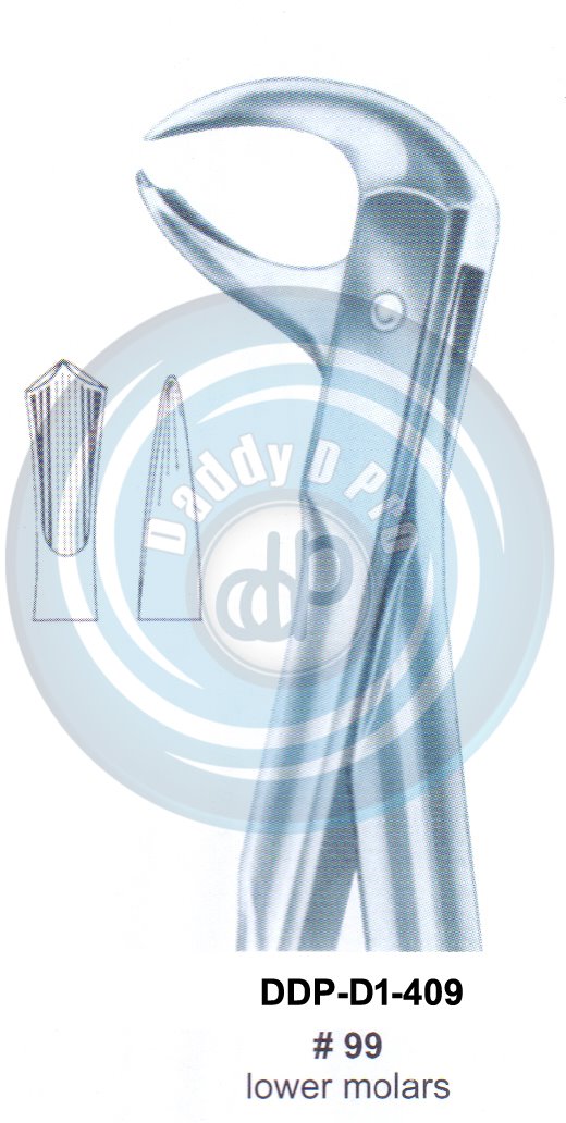 Tooth Extracting Forceps FIG#99 (english pattern)