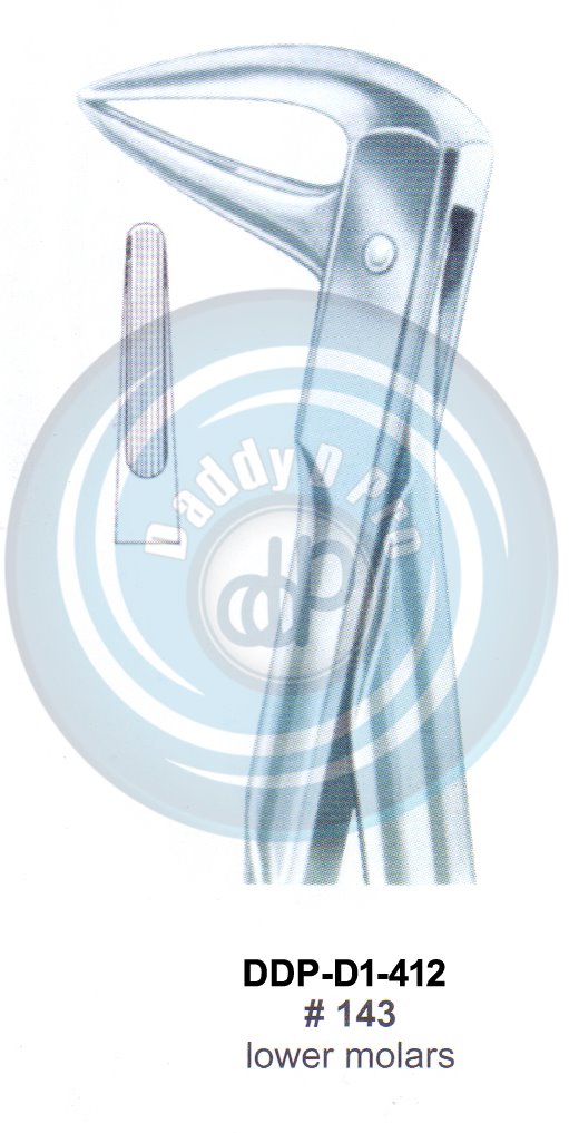 Tooth Extracting Forceps FIG#143 (english pattern)