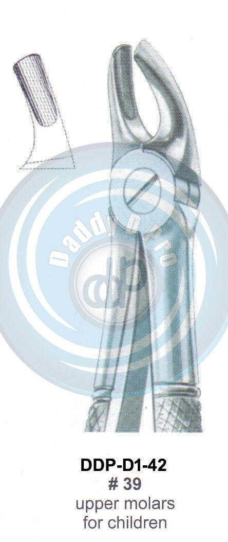 Tooth Extracting Forceps  Fig#39 (english pattern)