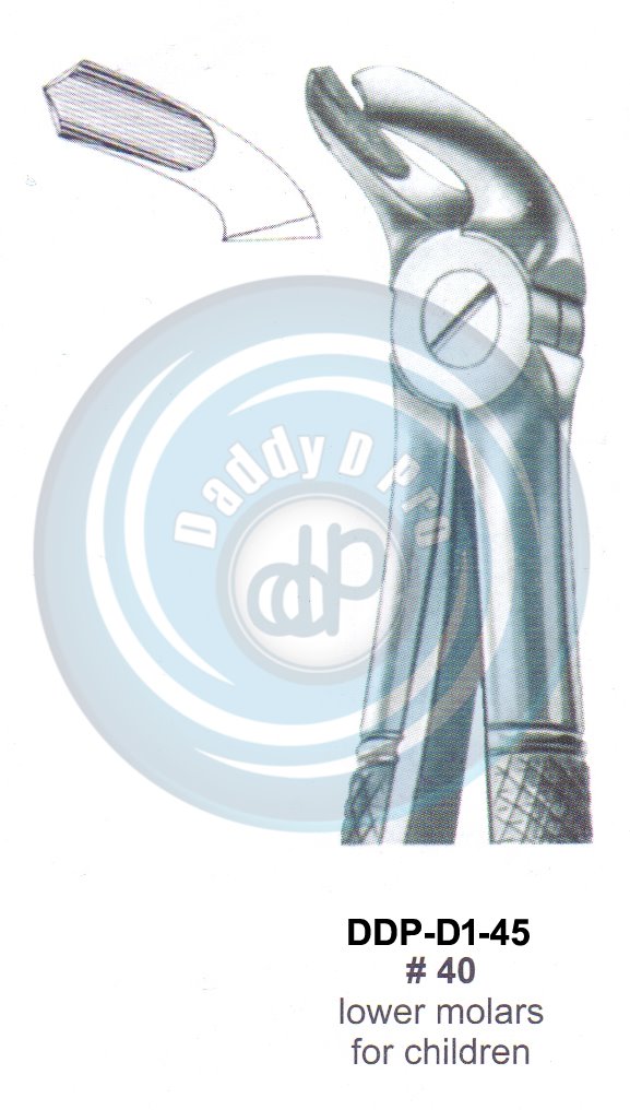 Tooth Extracting Forceps  Fig#40 (english pattern)