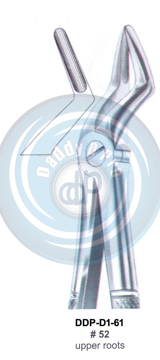Tooth Extracting Forceps  Fig#52 (english pattern)