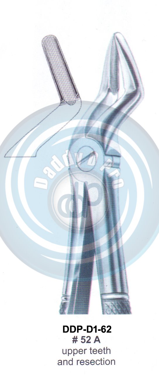Tooth Extracting Forceps  Fig#52A (english pattern)