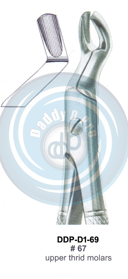 Tooth Extracting Forceps  Fig#67 (english pattern)