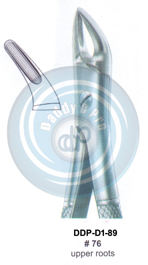 Tooth Extracting Forceps  Fig#76 (english pattern)