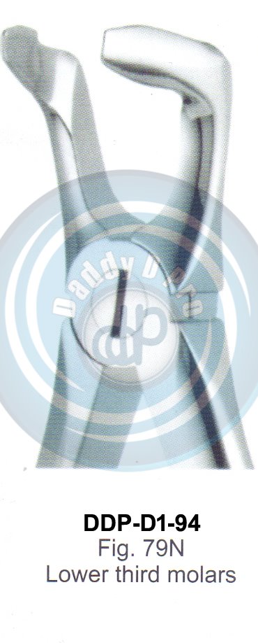 Tooth Extracting Forceps  Fig#79N (english pattern)