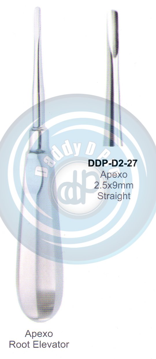 APEXO ROOT ELEVATOR 2.5X9MM STRAIGHT
