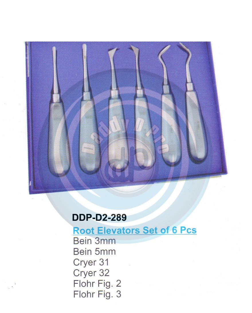 ROOTS ELEVATOR CHOMPRET SET OF 6 PCS