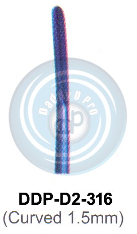 ROOTS ELEVATORS LUXATOR ELEVATORS SET OF 10 PCS- BLUE TITANIUM COATED TIPS CURVED 1.5MM