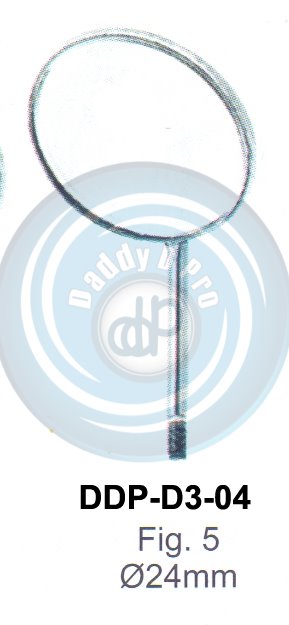 MIRRORS & HANDLES PLAIN 24MM FIG.4