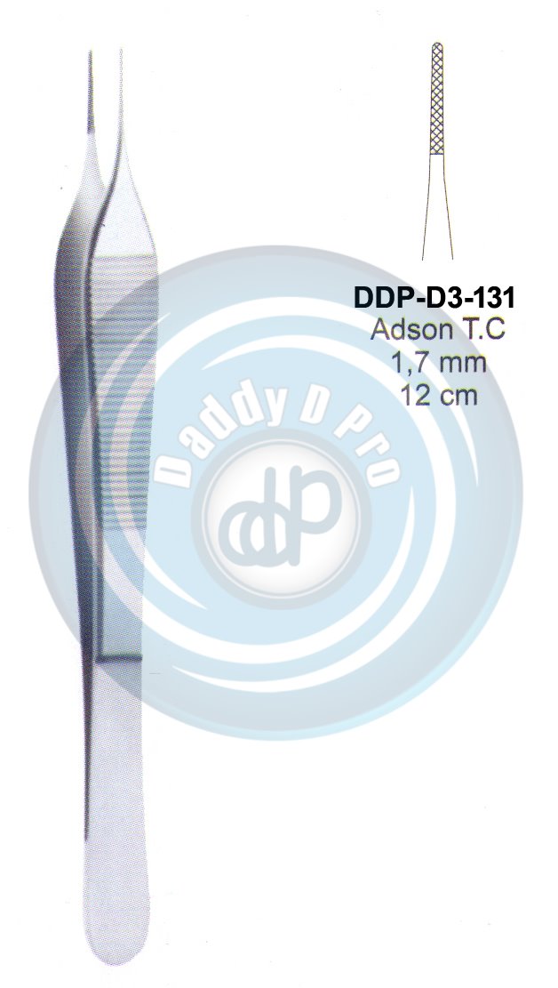 DENTAL TWEEZERS ADSON T.C  1.7MM 12CM