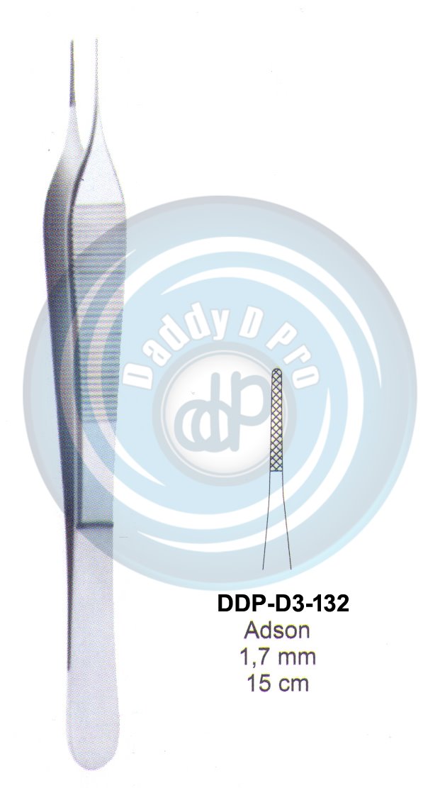 DENTAL TWEEZERS ADSON  1.7MM 15CM