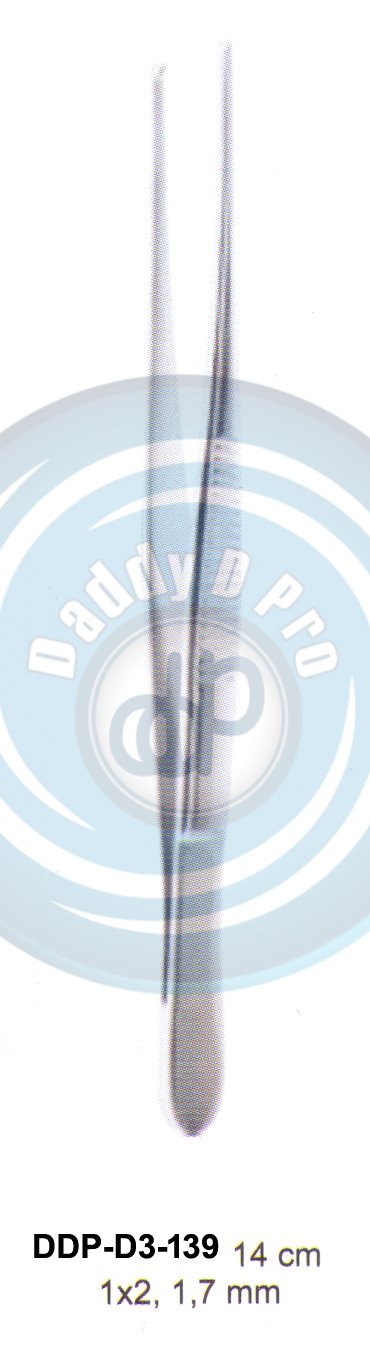 DENTAL TWEEZERS ADSON 1.7MM , 14CM , 1X2 TEETH