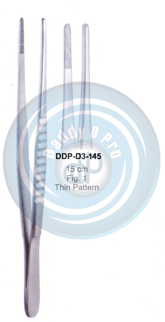 DENTAL TWEEZERS FIG.1 15CM THIN PATTERN