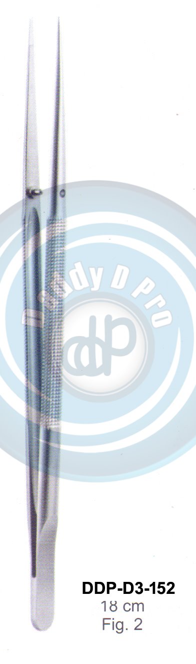 DENTAL TWEEZERS MICRO SURGERY INSTRUMENTS FIG.2 18CM
