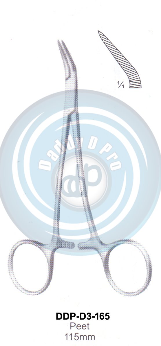 DENTAL TWEEZERS MICRO SURGERY INSTRUMENTS STANDARD PEET 115MM 
