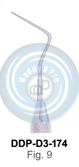 EXPLORERS PROBES SINGLEENDED PROBE SOLID HANDLE 6MM, LENGHT 150MM FIG.9