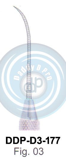 EXPLORERS PROBES SINGLEENDED PROBE SOLID HANDLE 6MM, LENGHT 150MM FIG.03