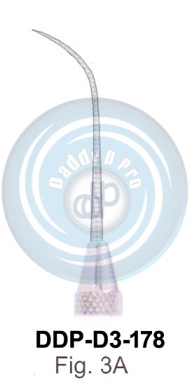 EXPLORERS PROBES SINGLEENDED PROBE SOLID HANDLE 6MM, LENGHT 150MM FIG.3A