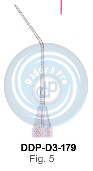 EXPLORERS PROBES SINGLEENDED PROBE SOLID HANDLE 6MM, LENGHT 150MM FIG.5