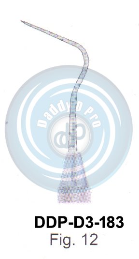 EXPLORERS PROBES SINGLEENDED PROBE SOLID HANDLE 6MM, LENGHT 150MM FIG.12