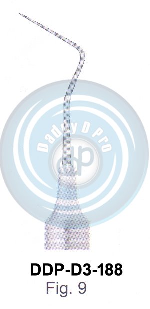EXPLORERS PROBES SINGLEENDED PROBE HOLLOW HANDLE 8MM, LENGHT 150MM FIG.9