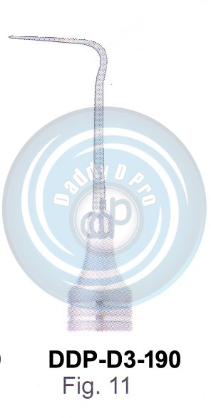 EXPLORERS PROBES SINGLEENDED PROBE HOLLOW HANDLE 8MM, LENGHT 150MM FIG.11