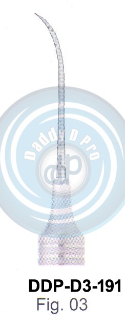 EXPLORERS PROBES SINGLEENDED PROBE HOLLOW HANDLE 8MM, LENGHT 150MM FIG.03