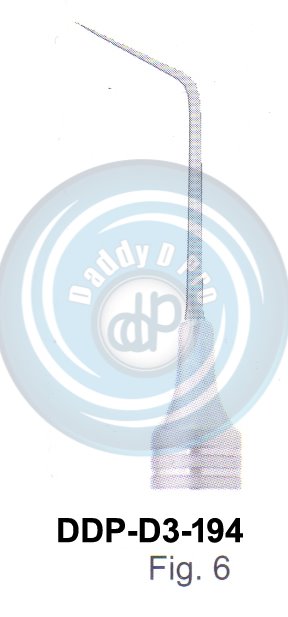 EXPLORERS PROBES SINGLEENDED PROBE HOLLOW HANDLE 8MM, LENGHT 150MM FIG.6