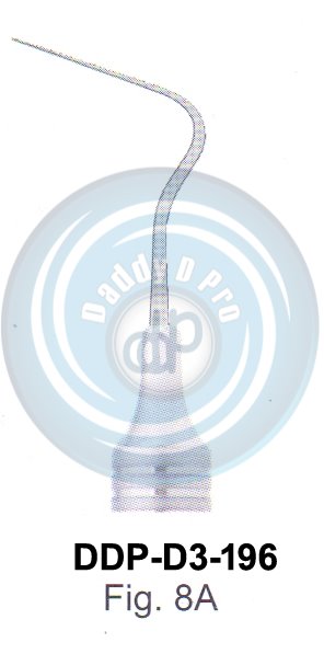 EXPLORERS PROBES SINGLEENDED PROBE HOLLOW HANDLE 8MM, LENGHT 150MM FIG.8A