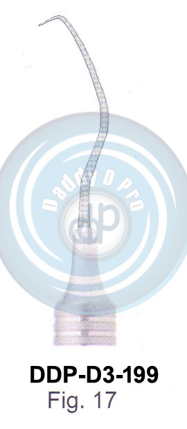 EXPLORERS PROBES SINGLEENDED PROBE HOLLOW HANDLE 8MM, LENGHT 150MM FIG.17