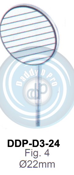 MIRRORS & HANDLES CONE-SOCKET RHODIUM 22MM FIG.4