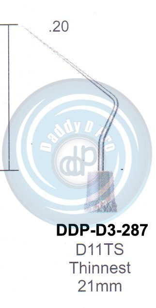 PERIODONTAL INSTRUMENTS HEAT CARRIERS D11TS THINNEST 21MM