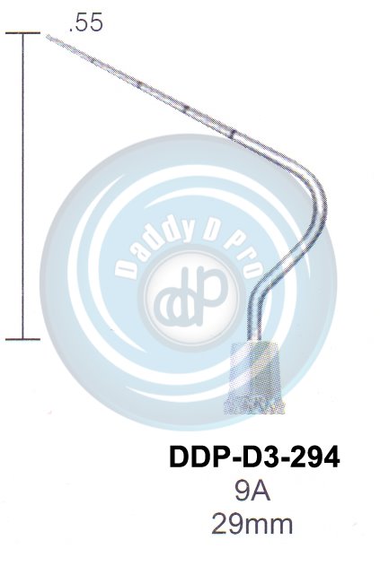 PERIODONTAL INSTRUMENTS ANTERIOR SINGLE ENDED 9A 29MM