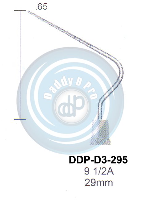 PERIODONTAL INSTRUMENTS ANTERIOR SINGLE ENDED 9A/2A 29MM