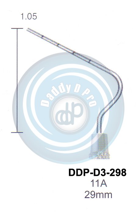 PERIODONTAL INSTRUMENTS ANTERIOR SINGLE ENDED 11A  29MM