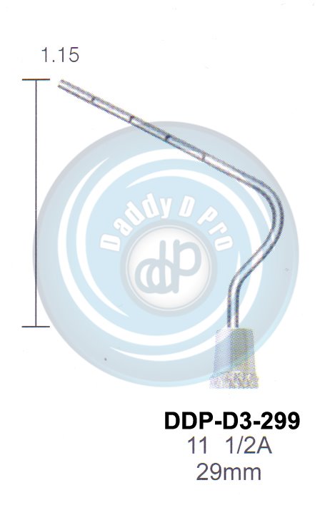 PERIODONTAL INSTRUMENTS ANTERIOR SINGLE ENDED 11 1/2A  29MM