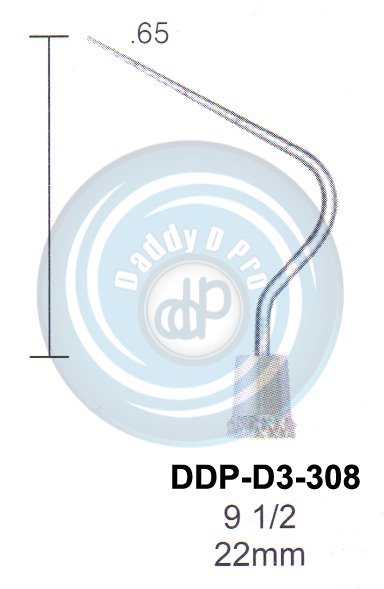 PERIODONTAL INSTRUMENTS POSTERIOR SINGLE ENDED 9 1/2  22MM