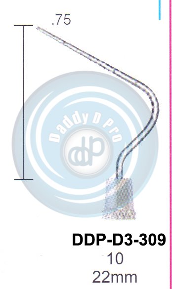PERIODONTAL INSTRUMENTS POSTERIOR SINGLE ENDED 10   22MM