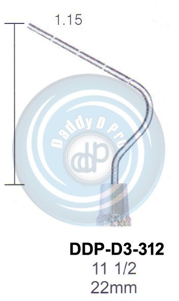 PERIODONTAL INSTRUMENTS POSTERIOR SINGLE ENDED 11 1/2  22MM