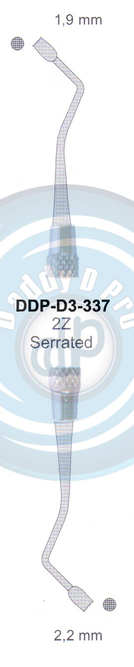 FILLING INSTRUMENTS AMALGAM AND PLASTIC INSTRUMENTS 2Z SERRATED