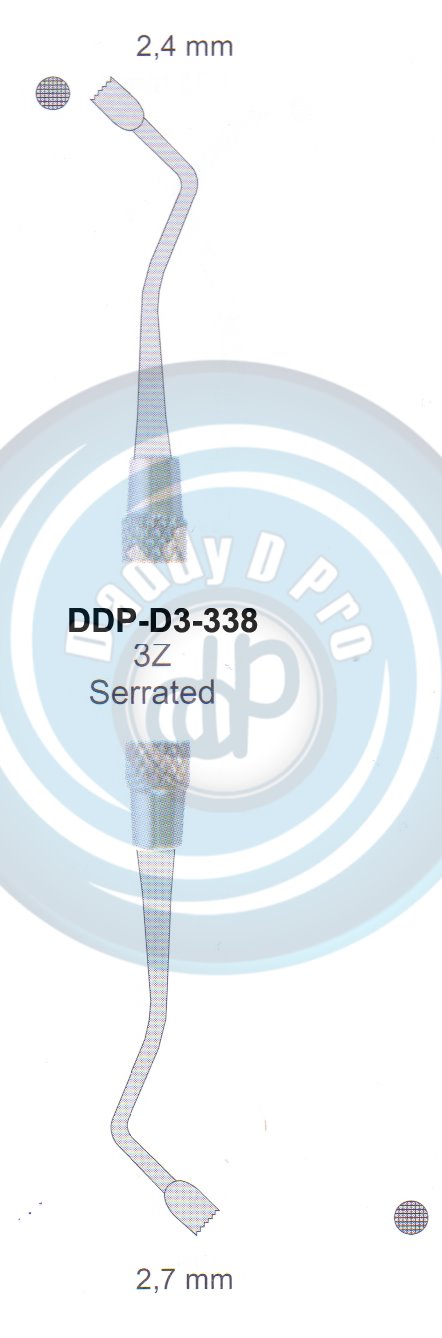FILLING INSTRUMENTS AMALGAM AND PLASTIC INSTRUMENTS 3Z SERRATED