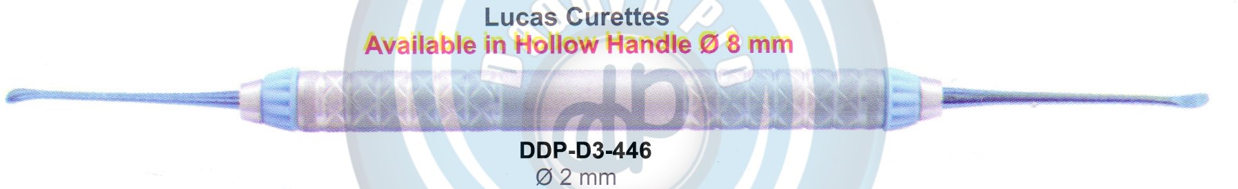 PERIODONTAL INSTRUMENTS LUCAS CURETTES 2.0MM