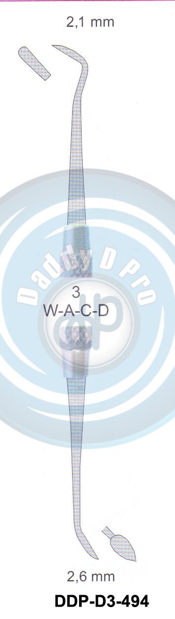 FILLING INSTRUMENTS CARVERS INSTRUMENTS  CLEOIDS  3 W-A-C-D