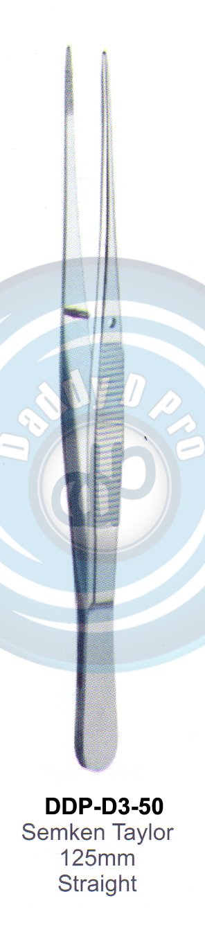 DENTAL TWEEZERS SEMKEM TAYLOR 125MM STRAIGHT