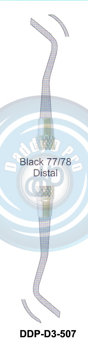 FILLING INSTRUMENTS ENAMEL INSTRUMENTS MARGINTRIMMERS BLACK 77/78 DISTAL