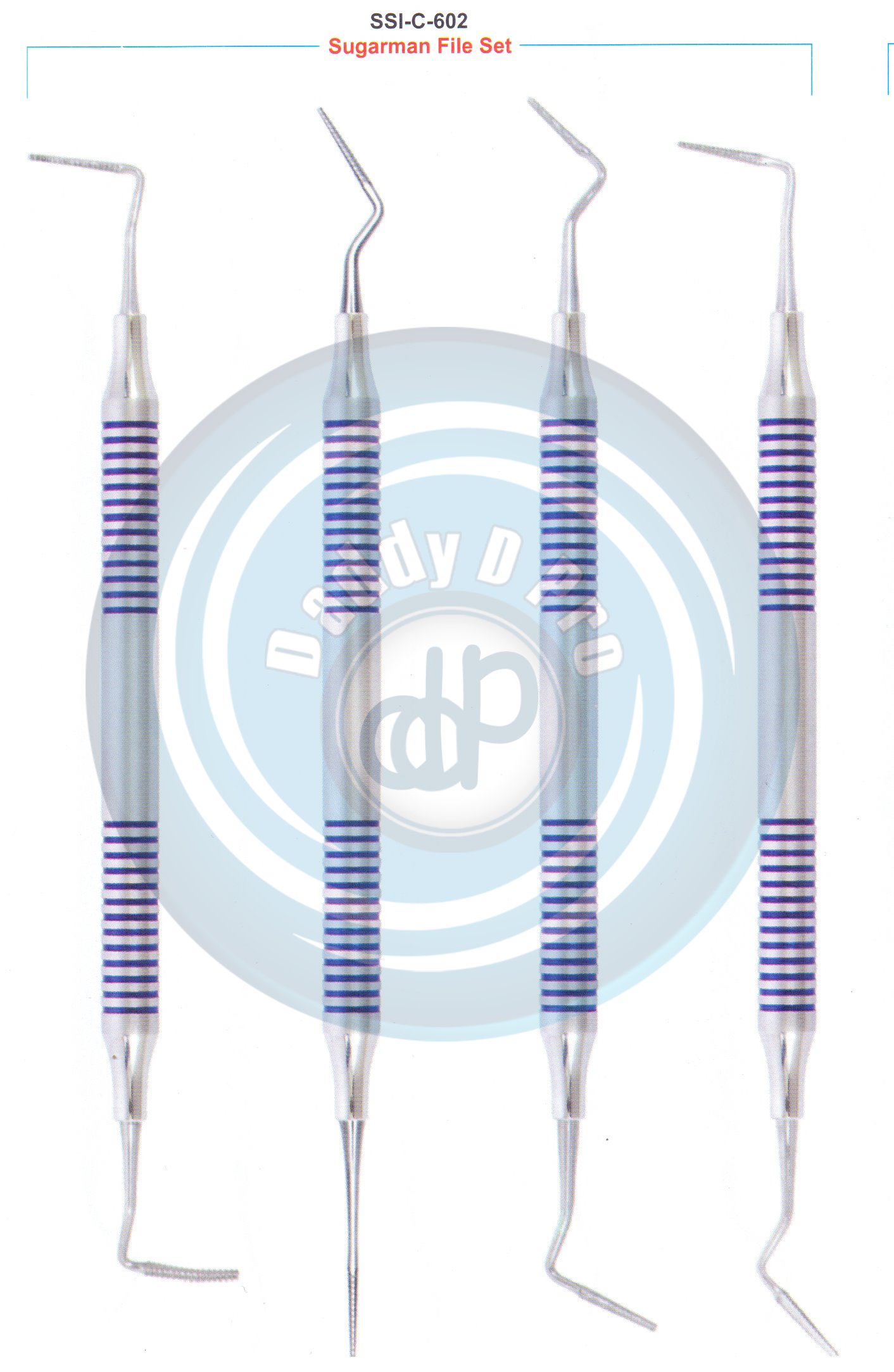 PERIODONTAL INSTRUMENTS PERIODONTAL  FILES SUGARMAN FILE SETS